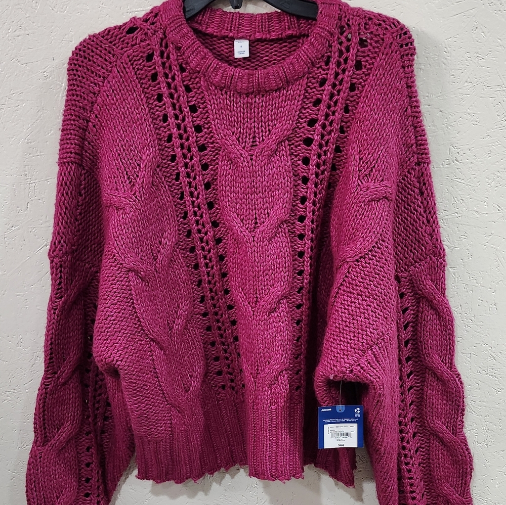NEW Arizona Juniors‎ Knitted Long Sleeve Sweater Size Small